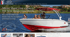 Desktop Screenshot of cobaltboats.com